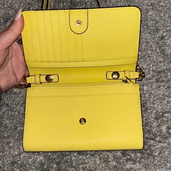 Michael Kors Vibrant Yellow Crossbody Bag - Picture 3 of 4